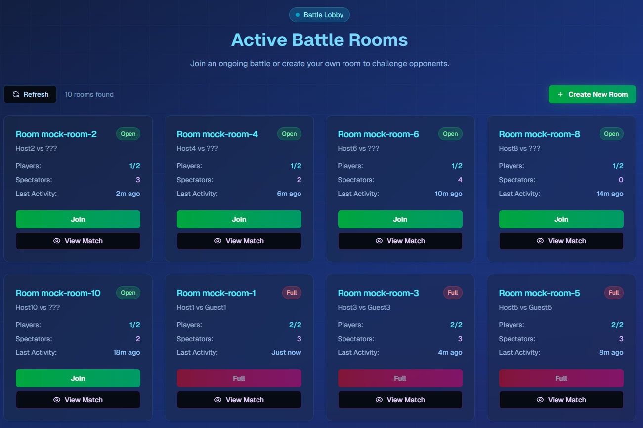 Game Lobby Preview