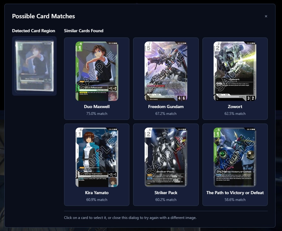 AI Card Detection